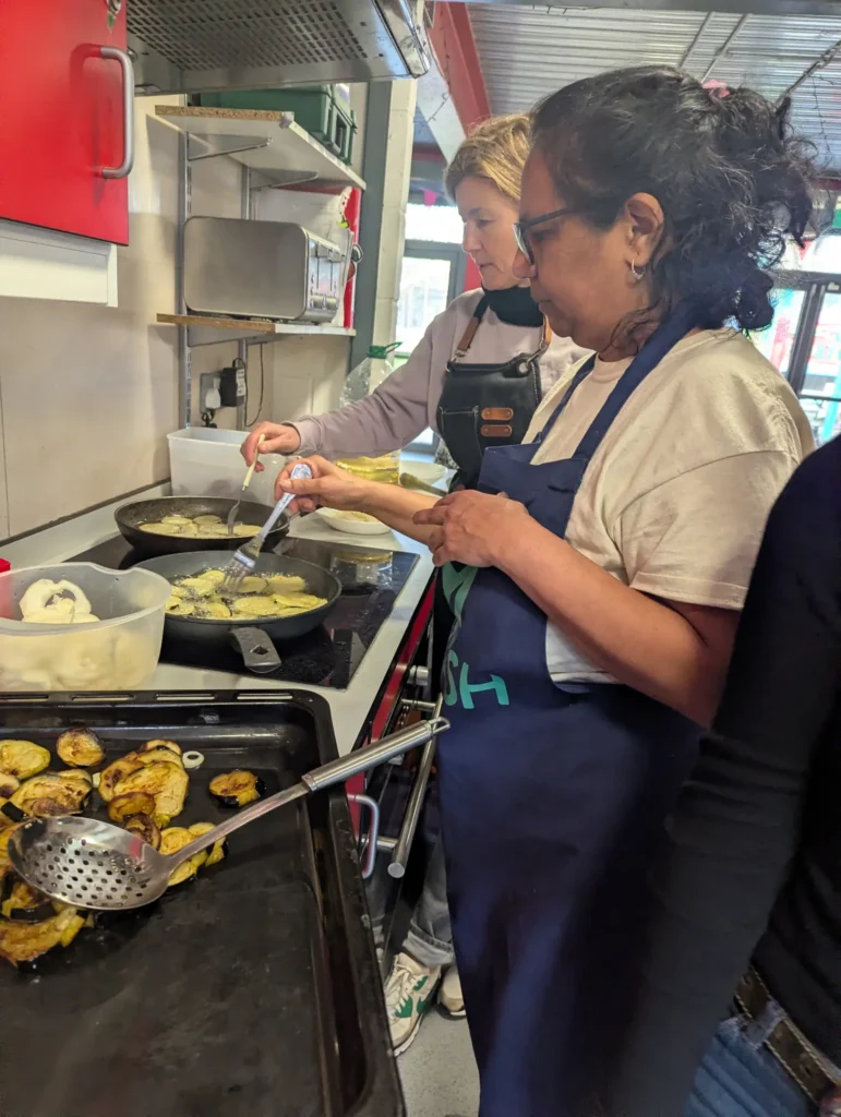 Plateful Cafe cooking class cooking