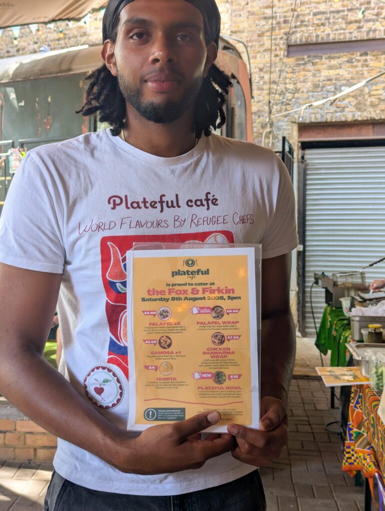 Our menu for the day